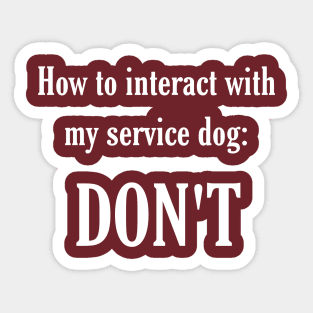 How To Interact Sticker